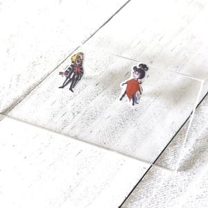 Movie Character Epoxy Studs - Beetlejuice